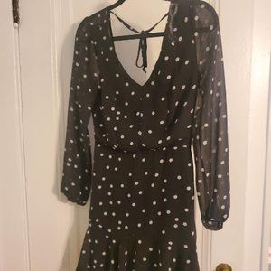 Polka Dot Backless Dress